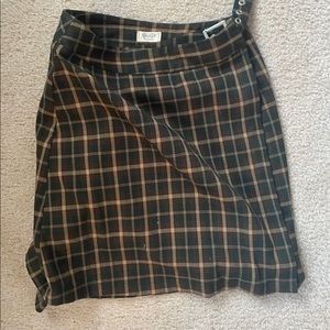 Brandy plaid skirt
